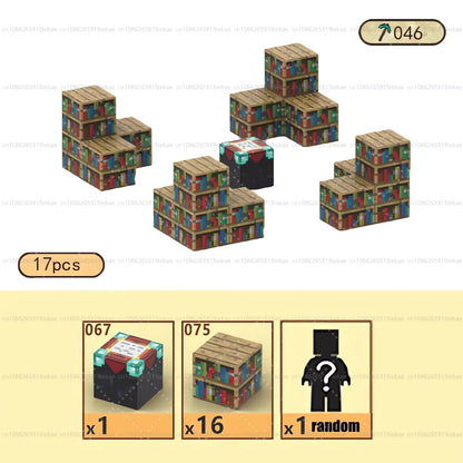 Magnetic Building Blocks Mine World Magnet Cube Set for Boy Girl Kid Age 3+ DIY Model Children Stem STEM Sensory Toy Gift